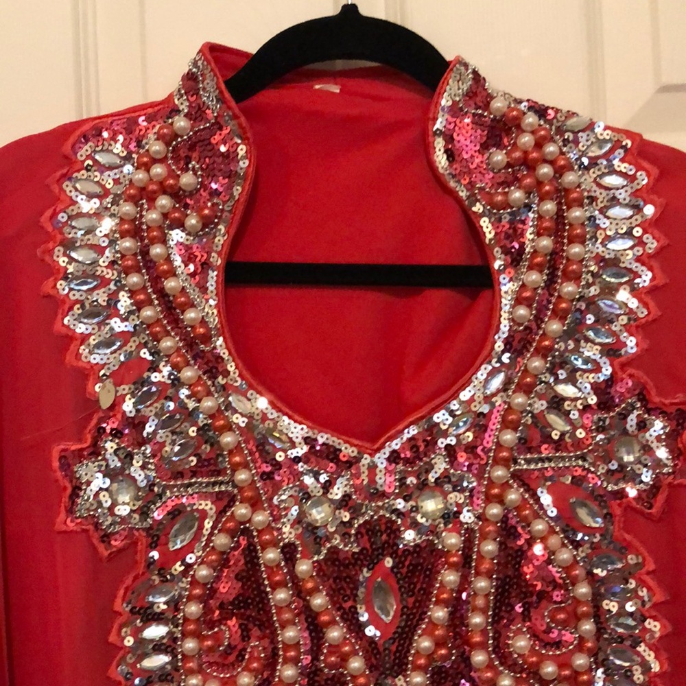 Beaded maxi dress abaya - Picture 3 of 6